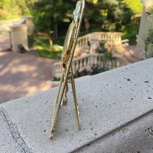 Vintage Crystal Clock Rose standing jewelry vintage crystals ladies - Picture 6 of 10